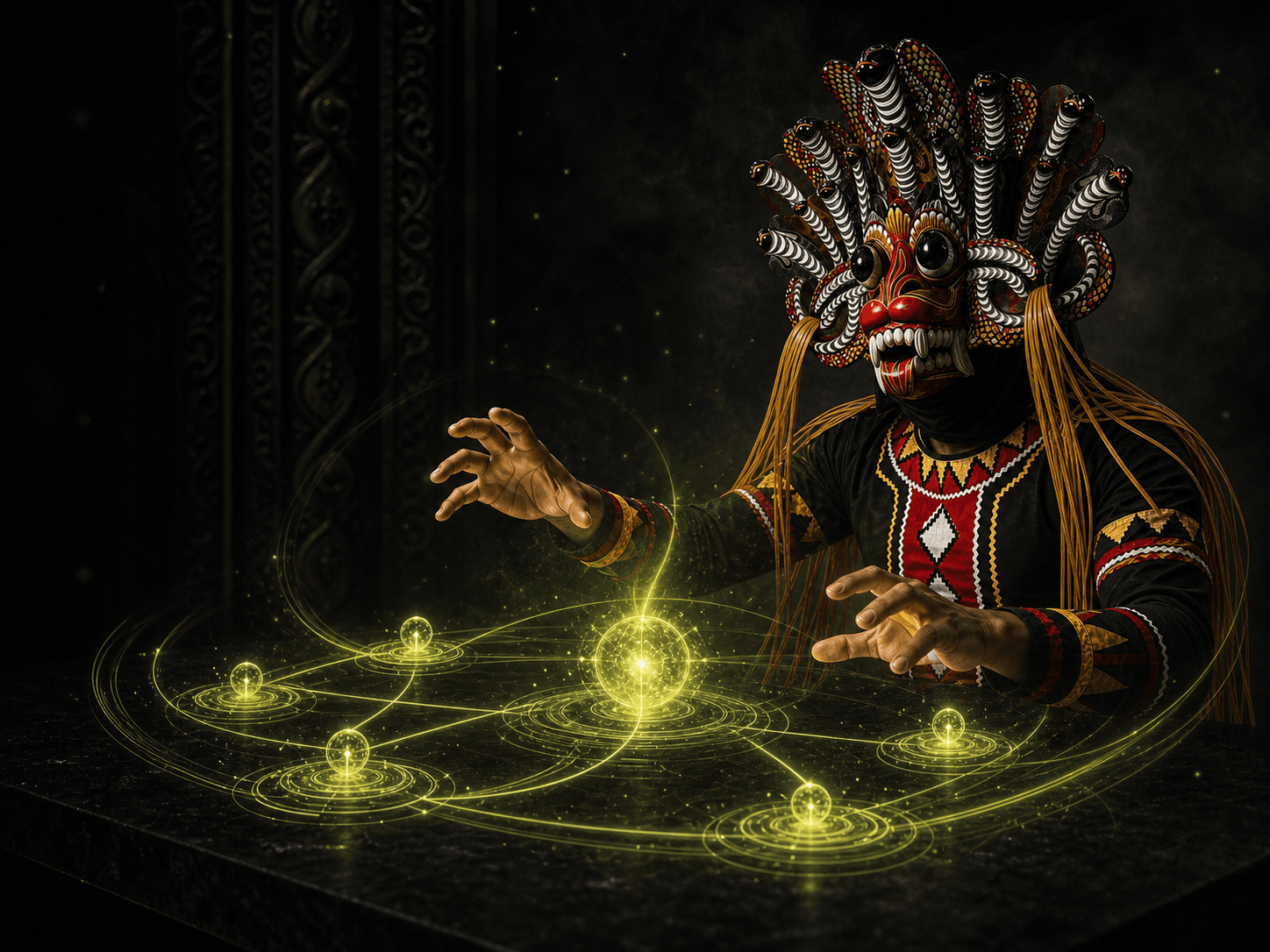 Naga Raksha orchestrating a connected growth system.